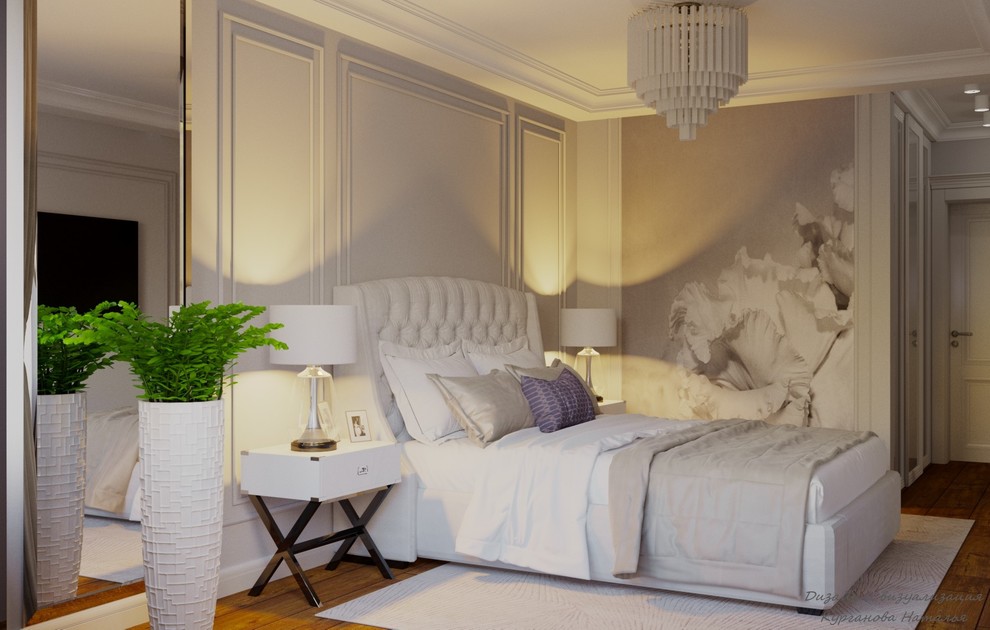 Дизайн-проект четырехкомнатной квартиры в жилом комплексе "Дом-Мегалит на Неве".