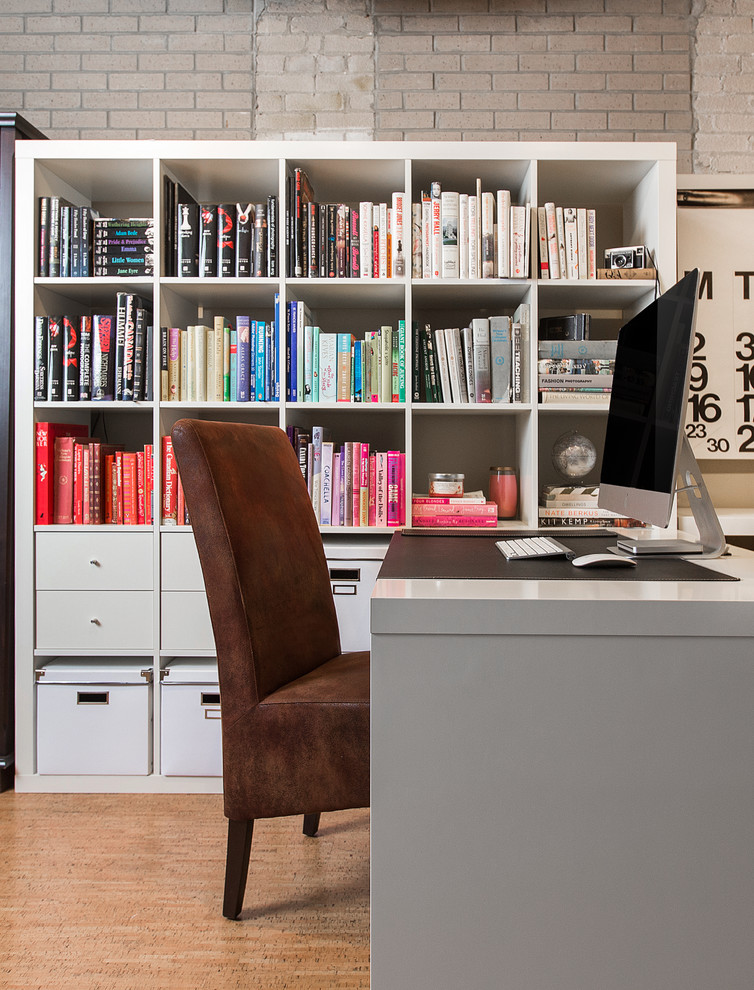 Transitional home design photo in Calgary