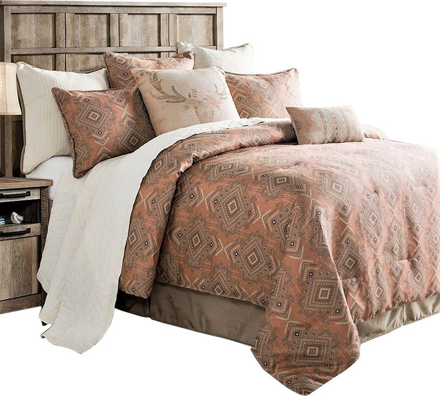 Sedona Summer Bedding Set, Queen Southwestern Comforters And