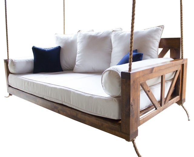 Avery Wood Porch Swing Bed Beach Style Swings By James Avery Wood Porch Swing Bed Beach Style Swings By James And Furniture