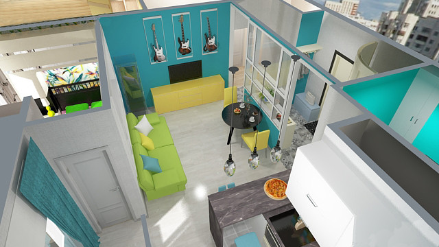 ДИЗАЙН-ПРОЕКТ КВАРТИРЫ  В ЖК « МИНИПОЛИС САМОЦВЕТЫ»