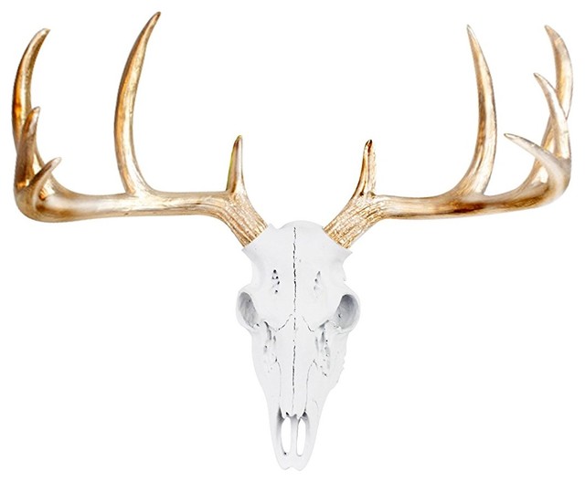 stuffed deer head wall mount