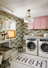 5 New Laundry Rooms Packed With Personality