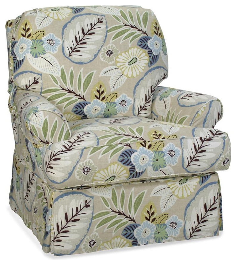 Chelsea Home Sydney Accent Glider in Tracey Beachcomber