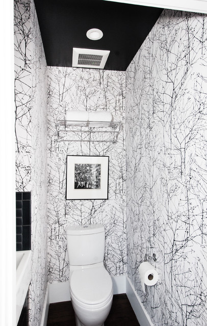 Graphic Half Bath contemporaneo-aseo