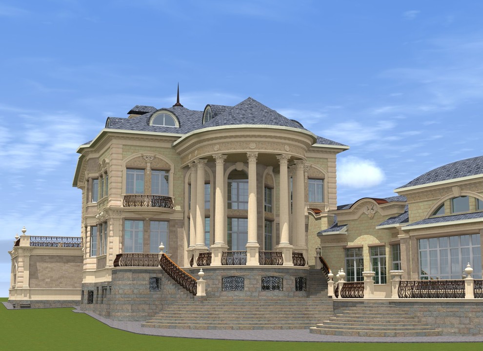 Проект загородного дома. "Леоново" S-1100 m2