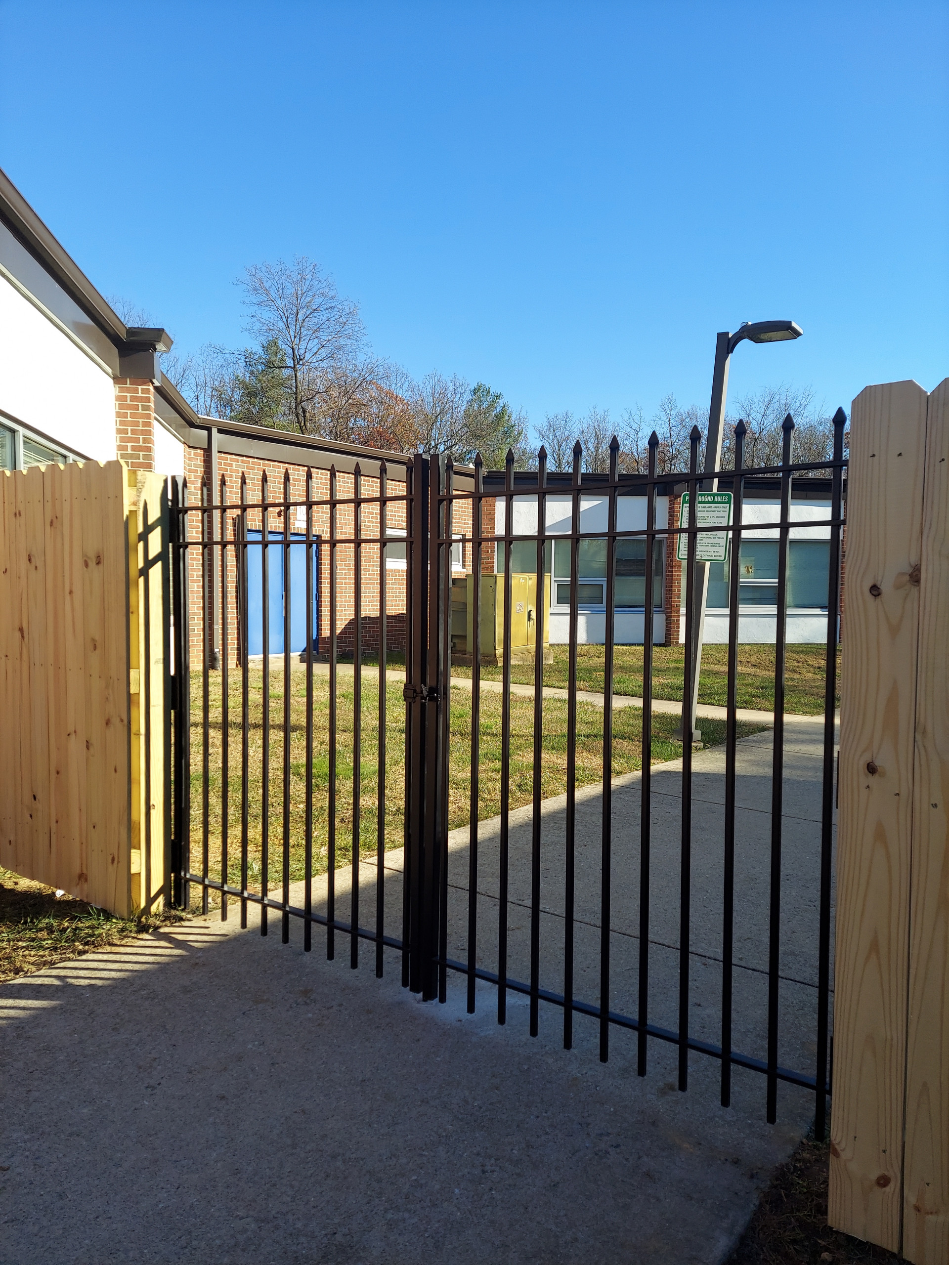 Double Swing Gate School