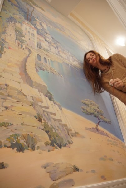 Роспись обманка "Средиземноморье"