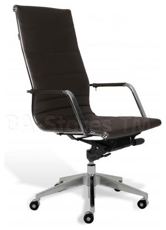 Sofia High-Back Brown Office Chair