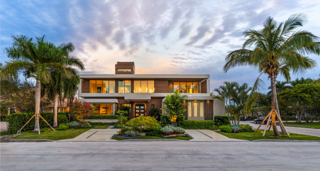 Modern home: Hollywood florida contemporary-exterior