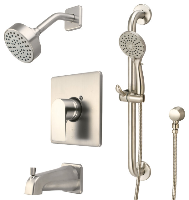 Olympia Faucets TD-23910-ADA i4 Tub and Shower Trim Package - PVD Brushed