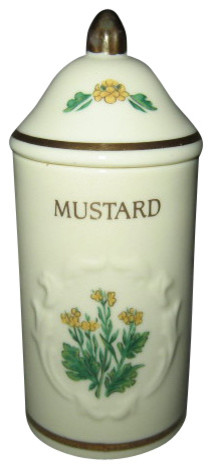 Lenox Spice Garden (Giftware) Spice Jar - Mustard