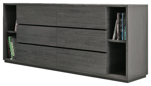 Nova Domus Jagger Modern Gray Dresser, Contemporary Dresser Designs
