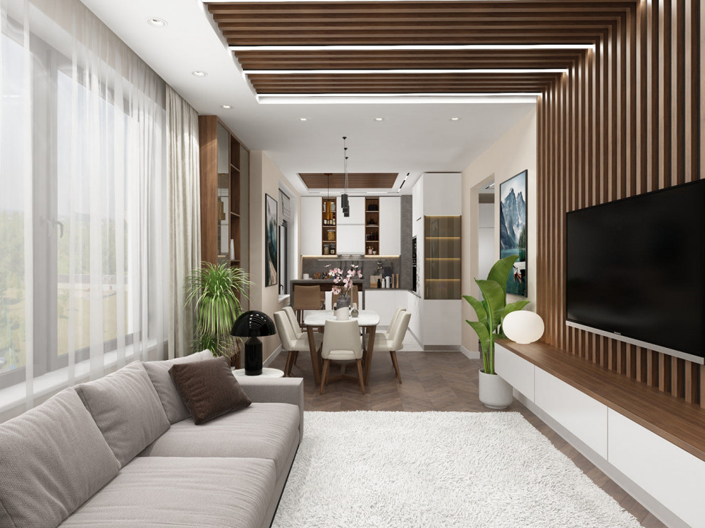 Квартира ЖК Достояние 100 м2 (Современный стиль)