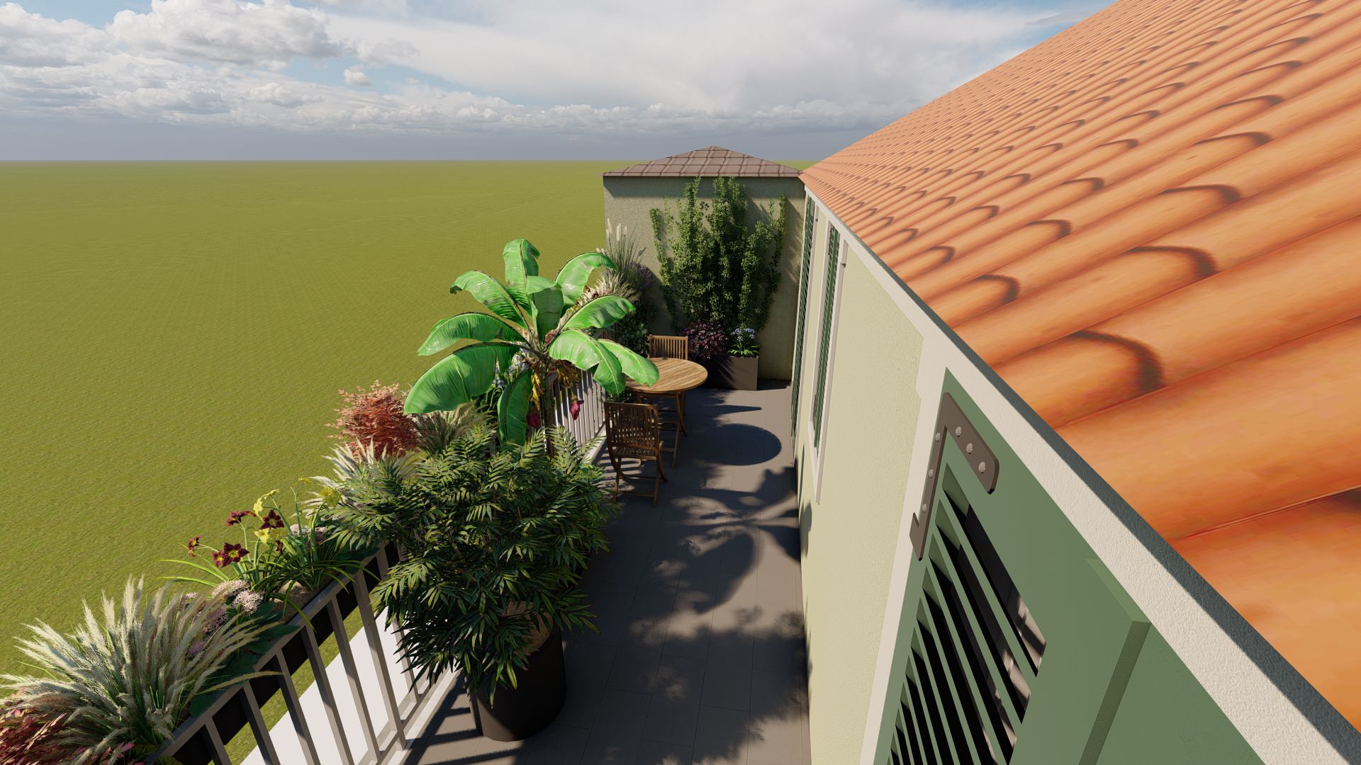 Terrazzo sempreverde