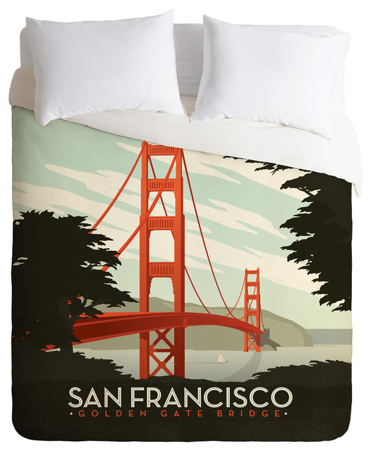 Deny Designs Anderson Design Group San Francisco Duvet Cover