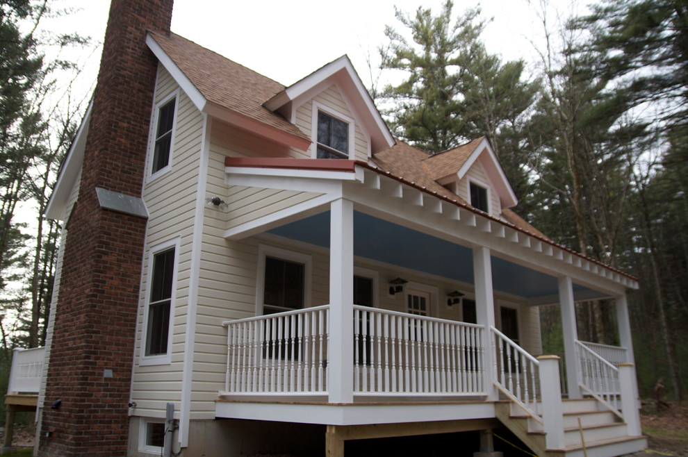This is an example of a traditional verandah in New York.