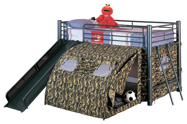 Bunk Beds With Slide And Tent Bunk Beds With Slide And Tent