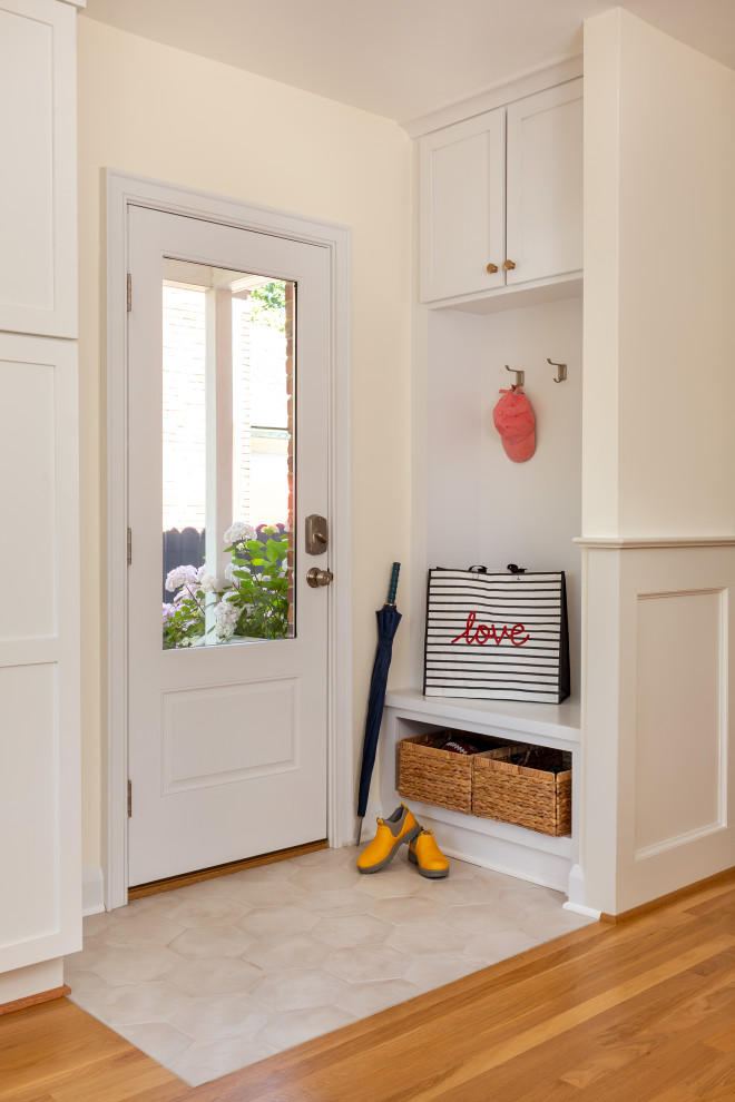 Inspiration for a transitional entryway remodel in DC Metro