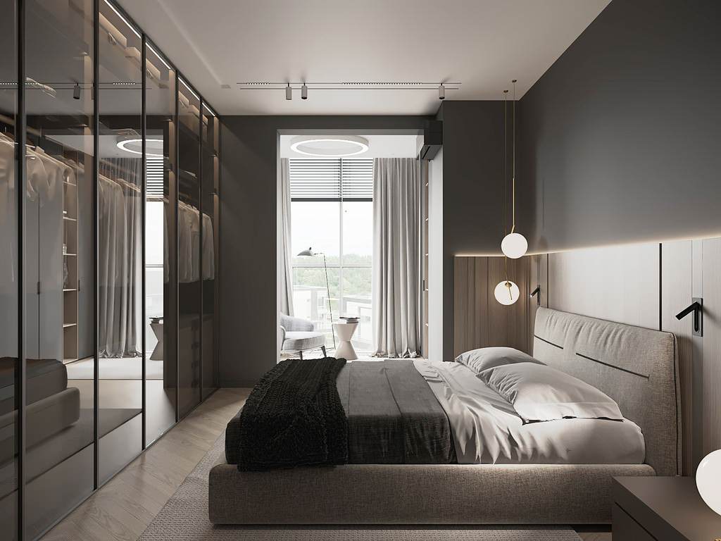 Квартира в современном стиле, ЖК «Duderhof Club», 146 кв.м.