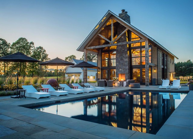 Cornwall Farmhouse landhausstil-pools
