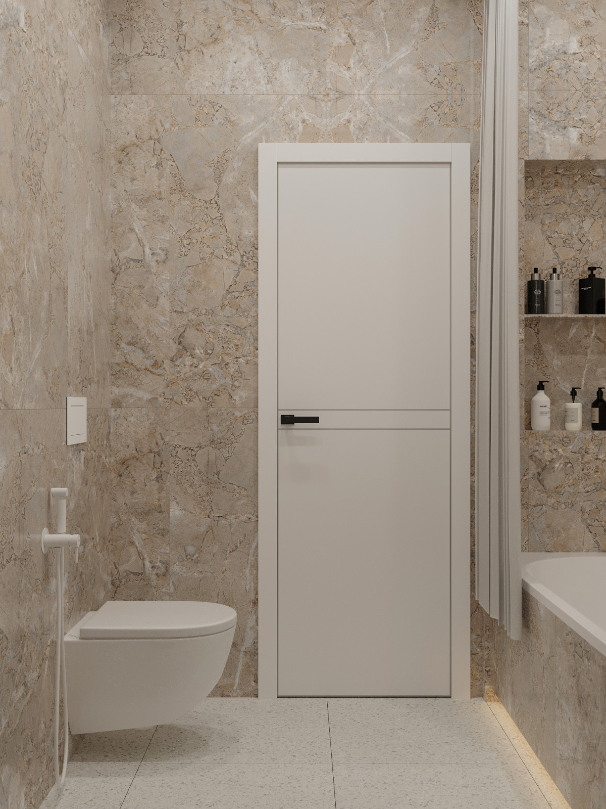 Современная квартира для семьи с двумя детьми