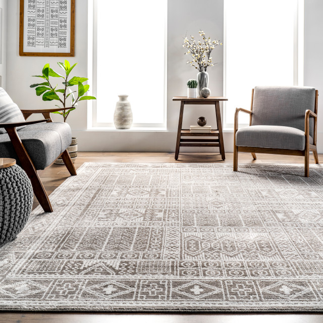 nuLOOM Irene Tribal Panel Transitional Area Rug, 8'x10' - Southwestern ...