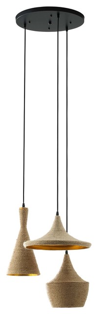 Morph 3 Pendant Light Ceiling Fixture Beach Style Lighting By Modway - Modway View 3 Light Ceiling Fixture In Black Morph 3 Pendant Light Ceiling Fixture Beach Style Lighting By Modway - Modway View 3 Light Ceiling Fixture In Black