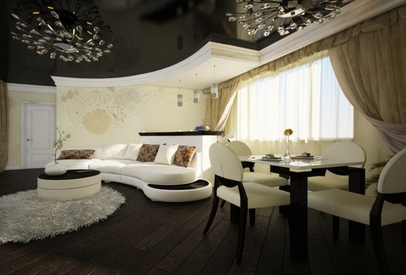 Дизайн интерьера 3х комнатной квартиры в ЖК Лазурный Шелдом