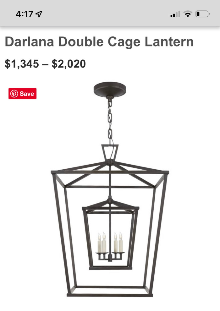 Double Cage Lantern vs. Traditional Lantern for Foyer