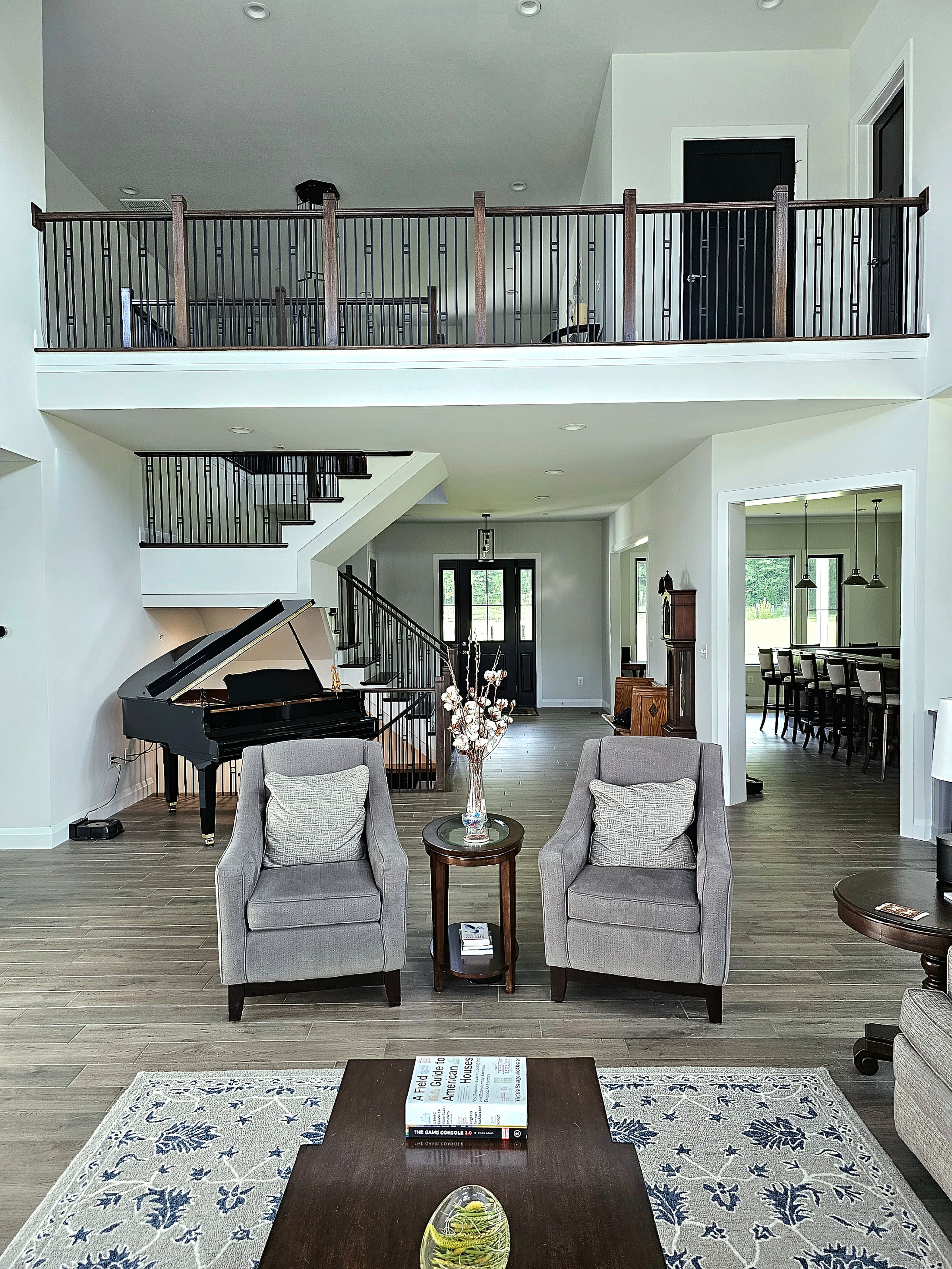 109_Impressive Floating Staircase in Countryside Retreat, Upper Marlboro, MD