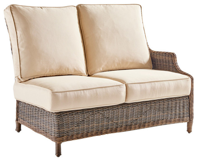 Barrington RSF Sectional One Arm Loveseat, Peridot