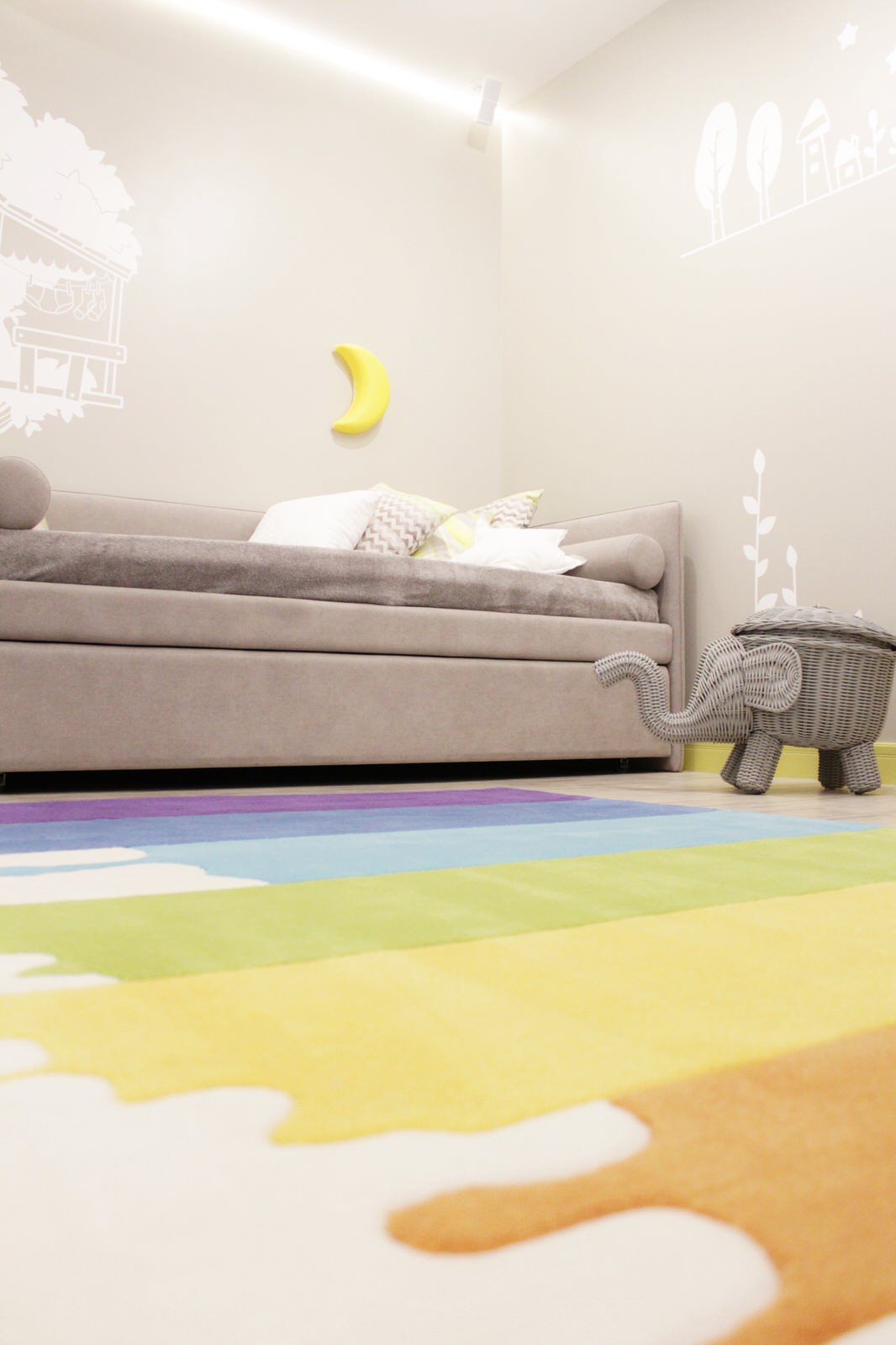 Квартира для молодых  и успешных. Реализация. Детская