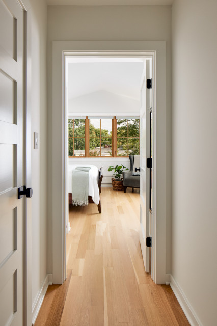 Cozy Bungalow Fix-Up in Chevy Chase, Washington DC contemporary-hallway-and-landing