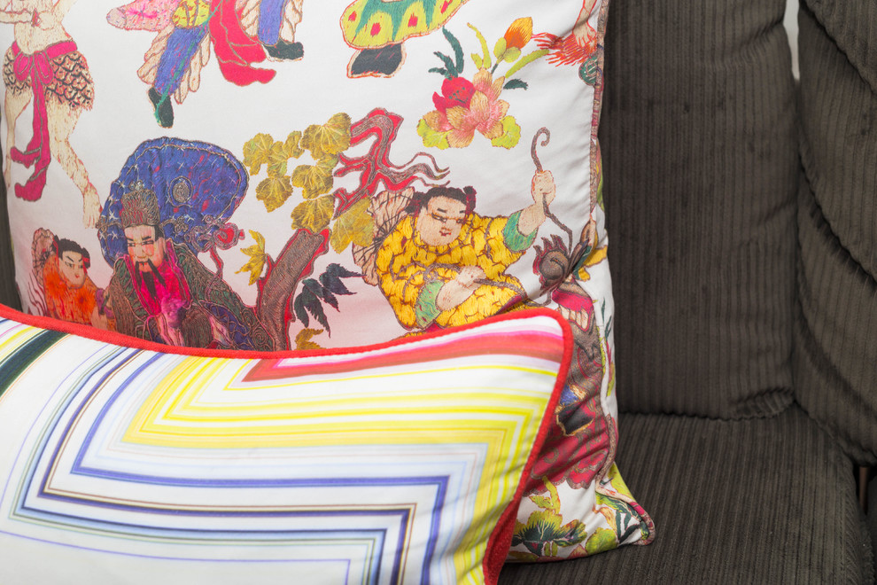 Inspiration for an eclectic home design remodel in Atlanta