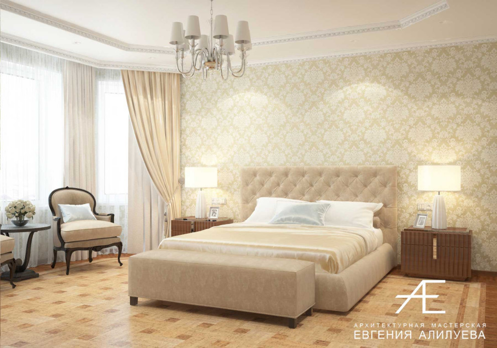 Спальня в доме в пос. Сосновка