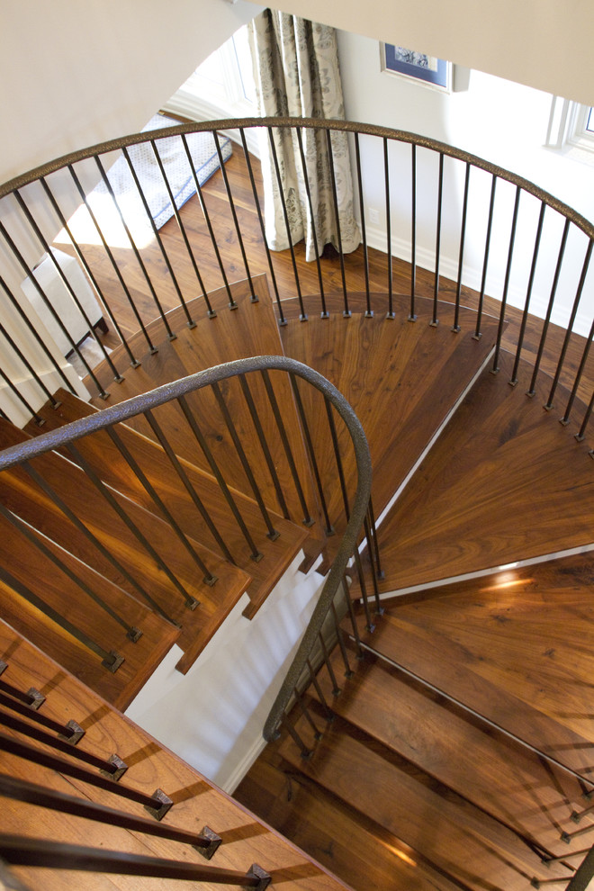 Inspiration for a contemporary staircase remodel in Seattle