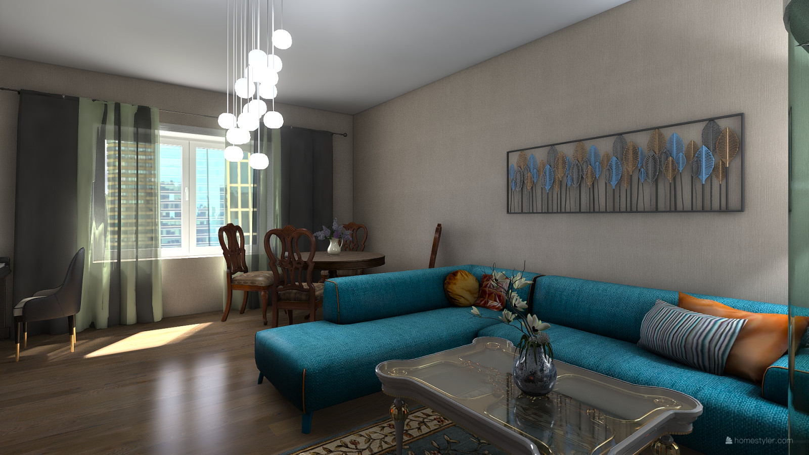 ГОСТИНАЯ в стиле КОНТЕМПОРАРИ