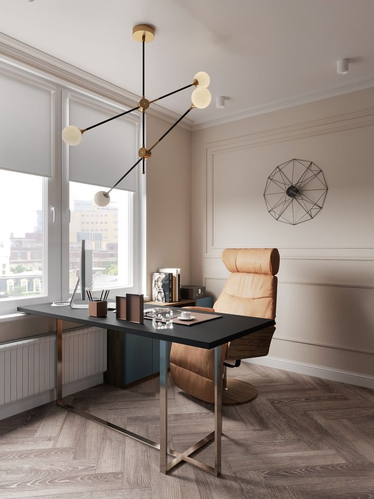 Дизайн интерьера квартиры в современном стиле в ЖК «Царская столица», 107 кв.м.