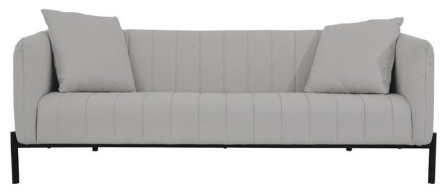 82 7 W Sofa High Densiry Memory Foam Cushions Solid Pine Frame