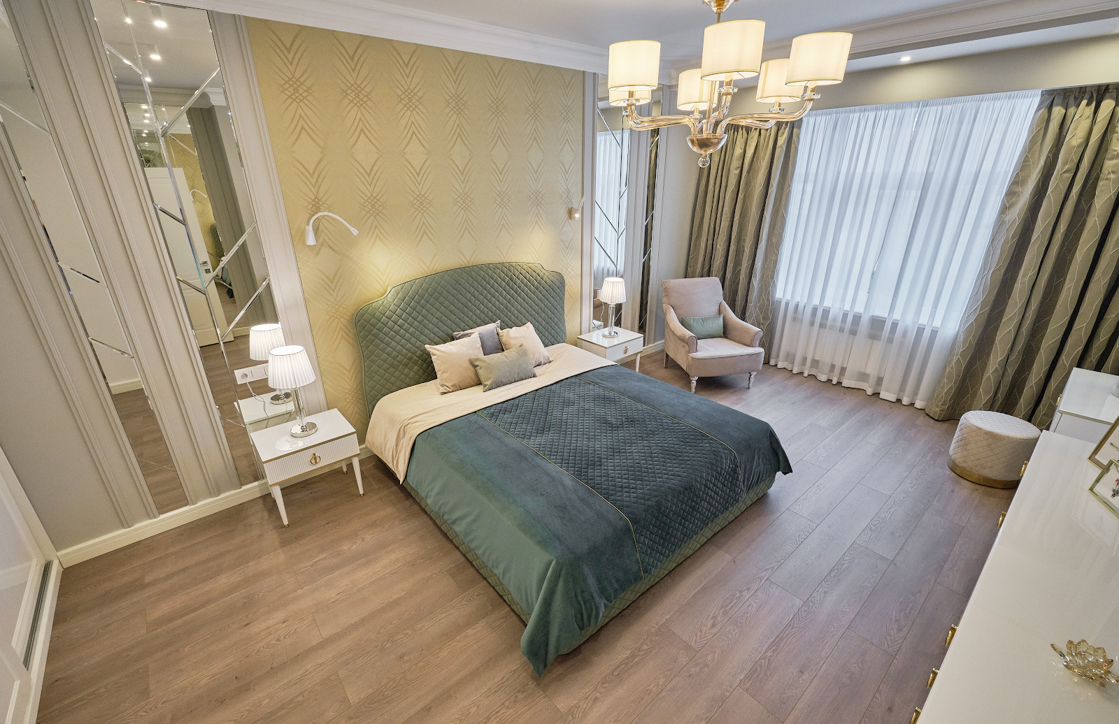 Интерьерная съёмка квартиры в ЖК Триколор (Москва)