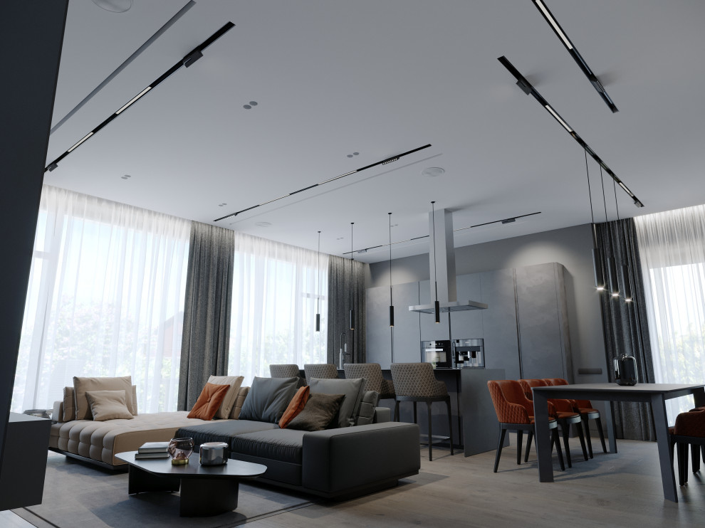 Проект оформления интерьера частного дома 200 кв.м.