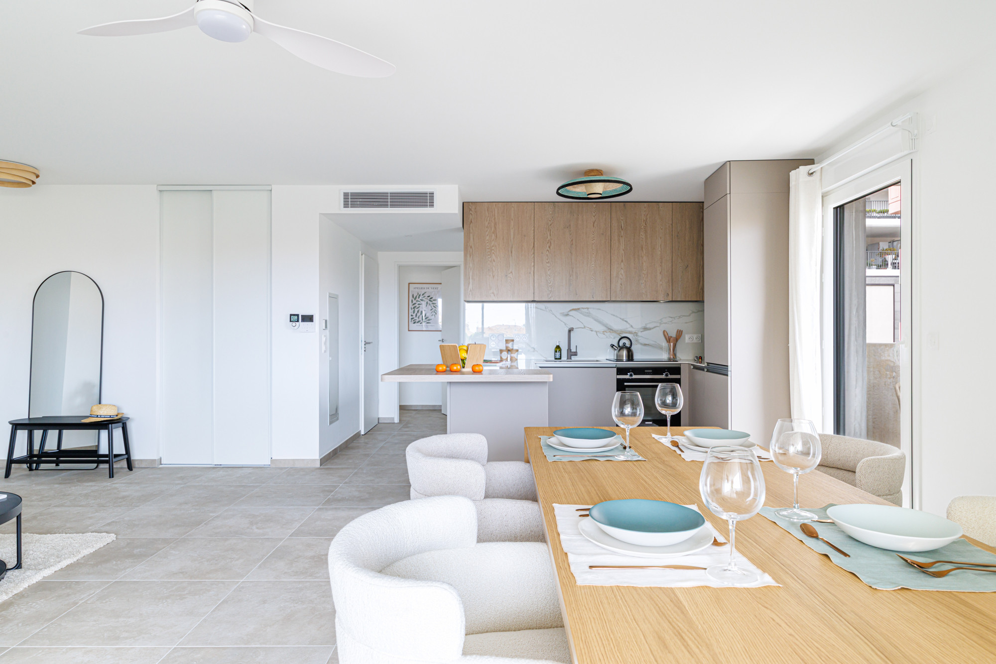 Home staging, L'Echappée mer, Cagnes sur mer