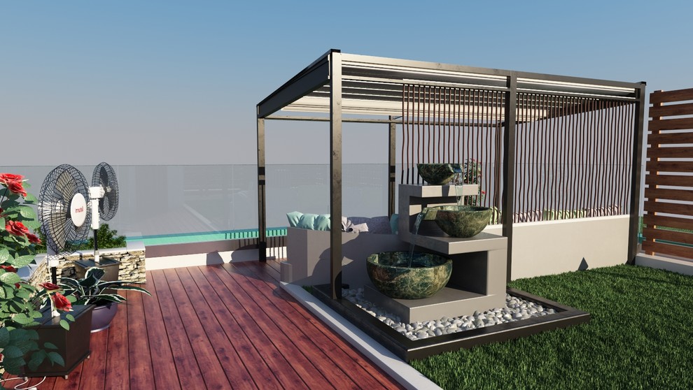 Барбекю на крыше