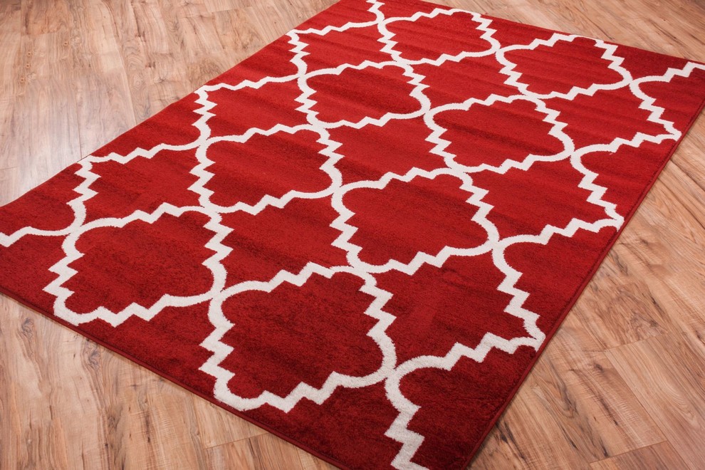 Sydney Lulus Lattice Trellis Teracotta Modern Trellis Well Woven Area Rug 23x311 4489