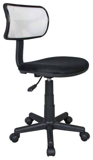 Student Mesh Task Office Chair, White