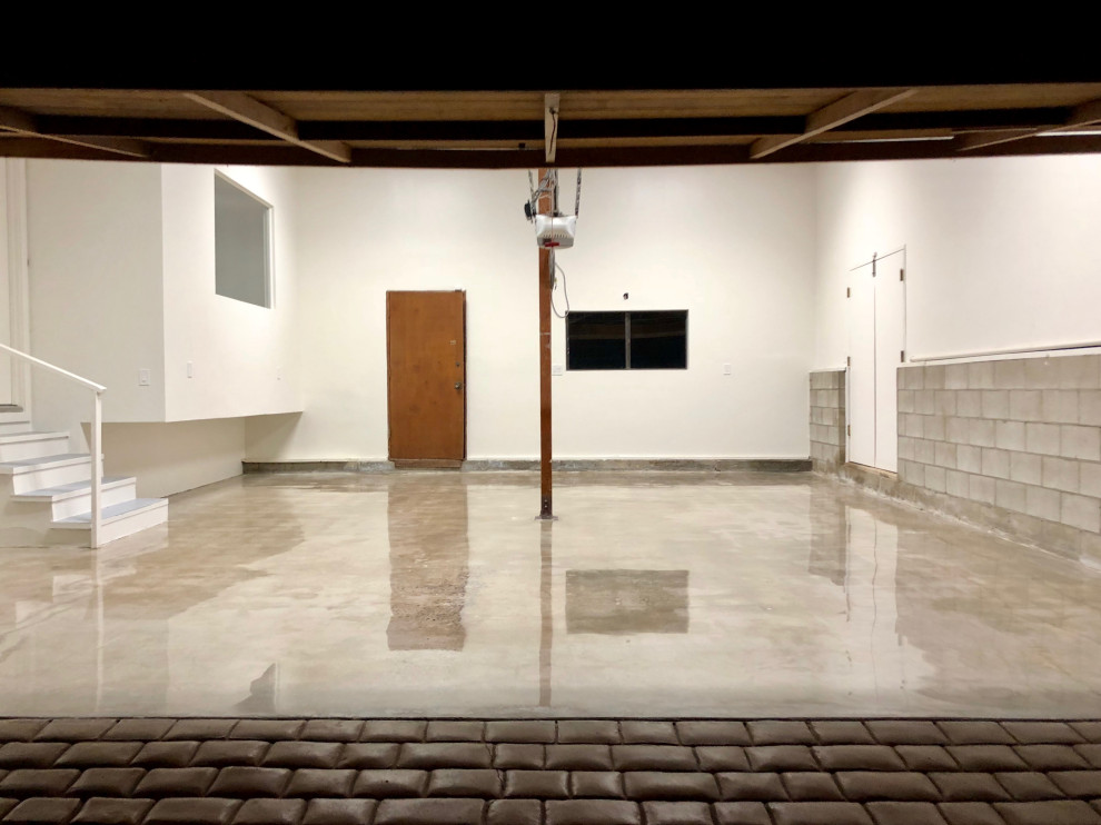 Polished Concrete Rustic Garage