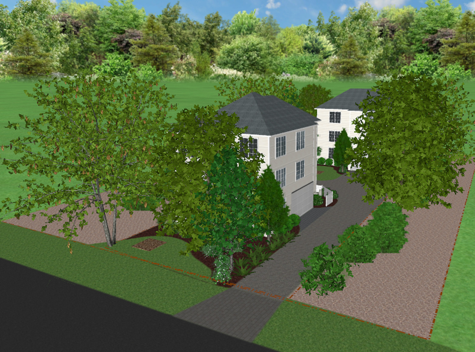 3D Site Plan Rendering