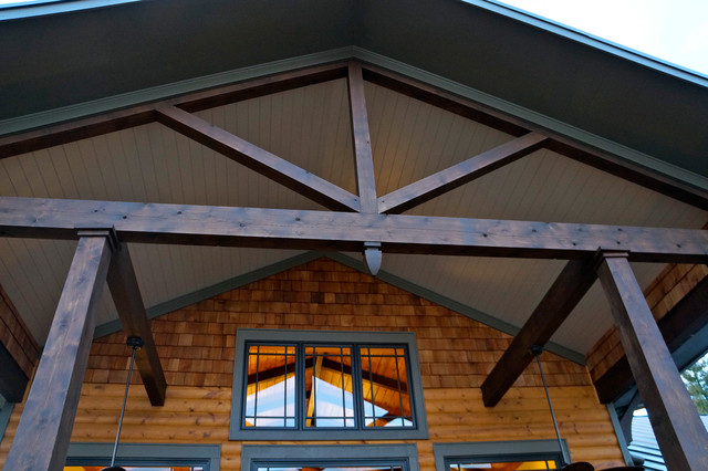 Details of the Cedar Beams and Tongue and Groove Ceiling ...