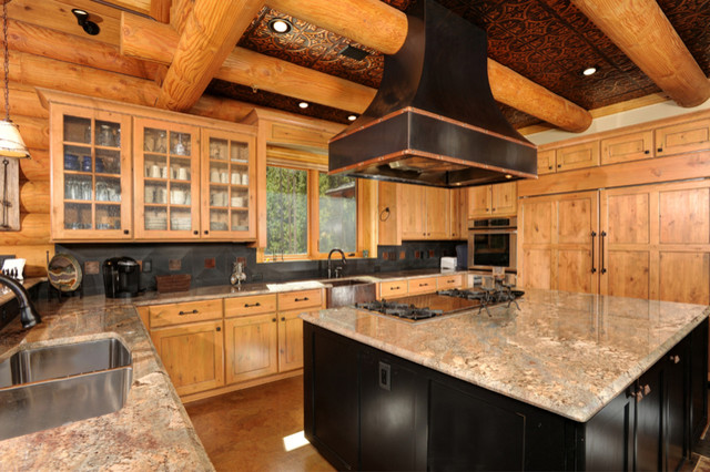 Rustic Kitchen With Classic Tin Ceiling Rustic Kitchen Tampa